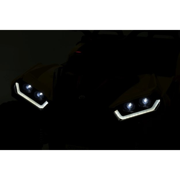 Keturratis su priekaba Sport TX ATV, geltonas