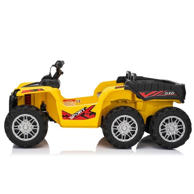 Keturratis su priekaba Sport TX ATV, geltonas