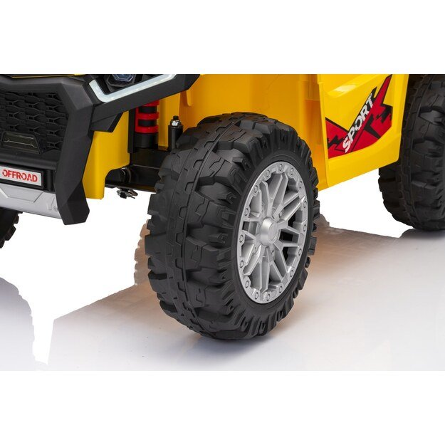 Keturratis su priekaba Sport TX ATV, geltonas