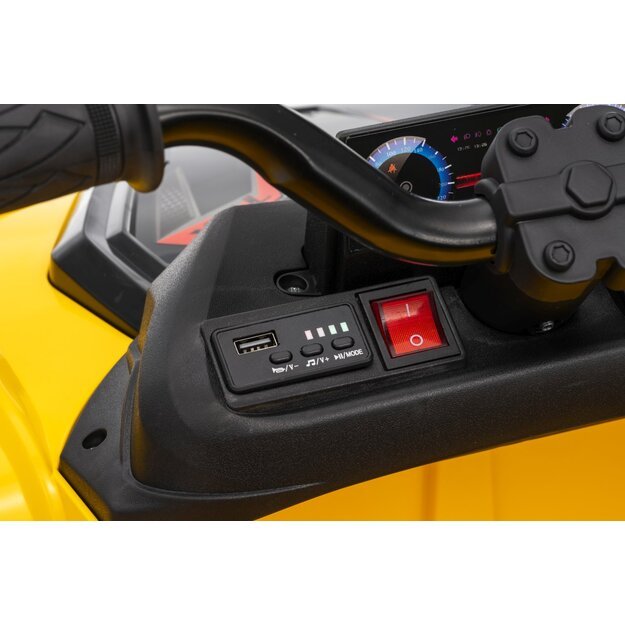 Keturratis su priekaba Sport TX ATV, geltonas