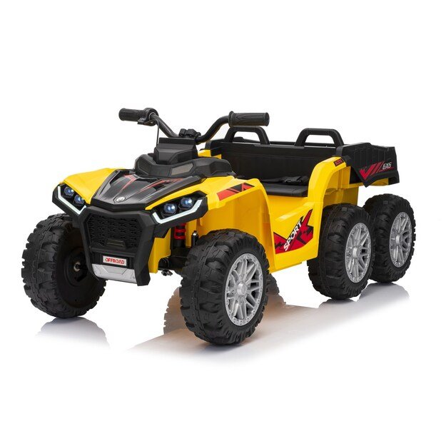 Keturratis su priekaba Sport TX ATV, geltonas