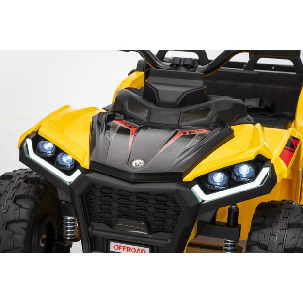 Keturratis su priekaba Sport TX ATV, geltonas