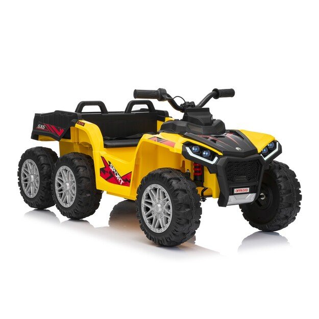 Keturratis su priekaba Sport TX ATV, geltonas