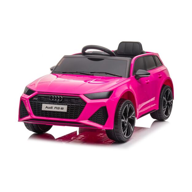 Vienvietis elektromobilis vaikams Audi RS6 BRD, rožinis
