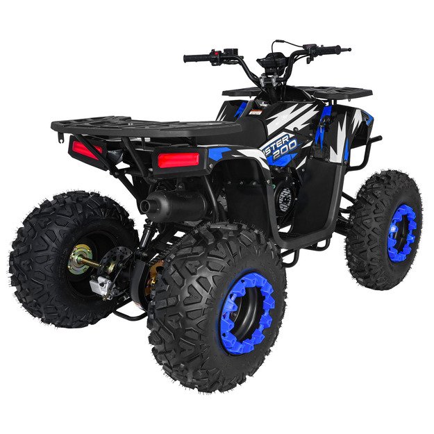 Benzininis keturratis vaikams 200CC MONSTER, mėlynas