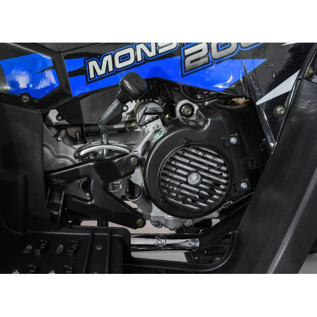 Benzininis keturratis vaikams 200CC MONSTER, mėlynas