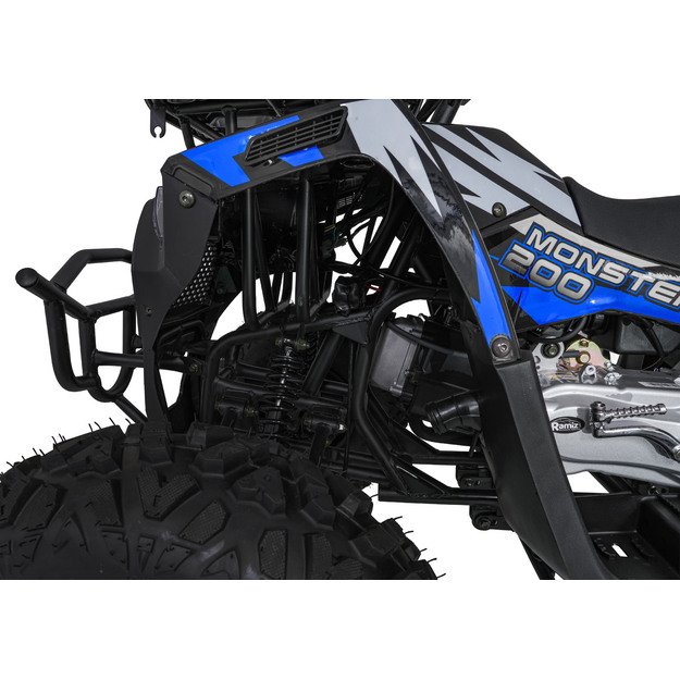Benzininis keturratis vaikams 200CC MONSTER, mėlynas