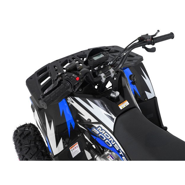 Benzininis keturratis vaikams 200CC MONSTER, mėlynas