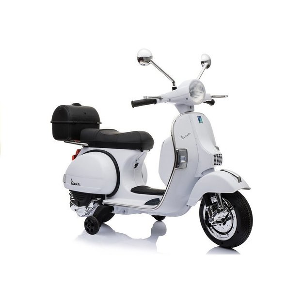 Elektrinis motoroleris vaikams Vespa baltas