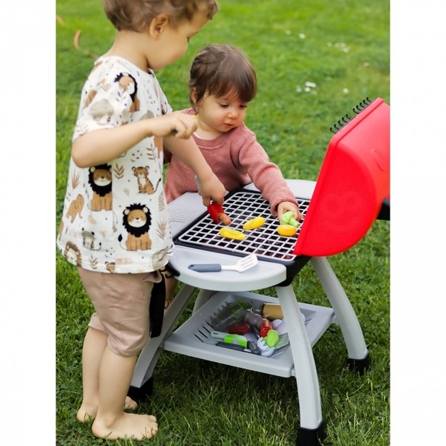 Interaktyvus didelis grilio rinkinys vaikams „Barbecue Grill XL“ 41 el., WOOPIE  9