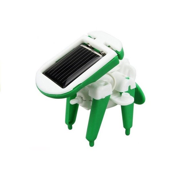 Robotas konstruktorius su saulės baterija 6in1 „Creative Solar Robot“  