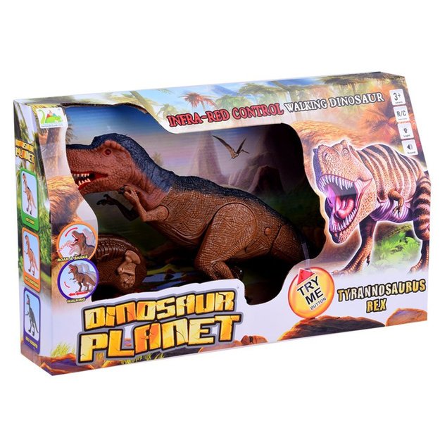 Nuotoliniu būdu valdomas interaktyvus dinozauras T-Rex