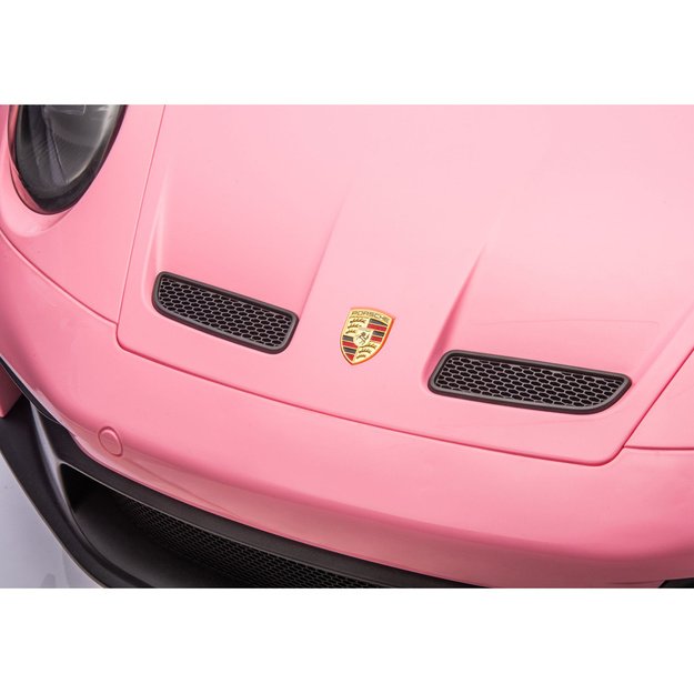 Dvivietis vaikiškas elektromobilis vaikams Porsche GT3 24V, rožinis 9