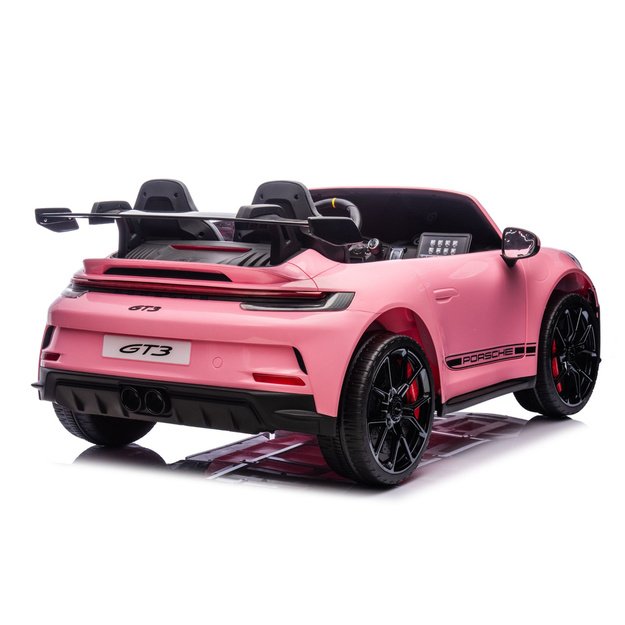 Dvivietis vaikiškas elektromobilis vaikams Porsche GT3 24V, rožinis 4