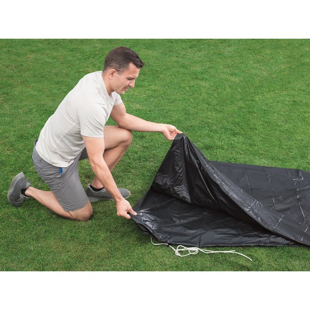 Karkasinio baseino dangtis 488 cm, juodas, Bestway