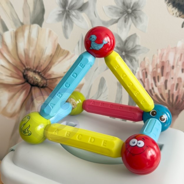 Magnetinis edukacinis konstruktorius 128 vnt. Woopie 1