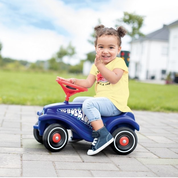 Paspiriamas automobilis su delfinu Bobby Car ,,BIG", mėlynas