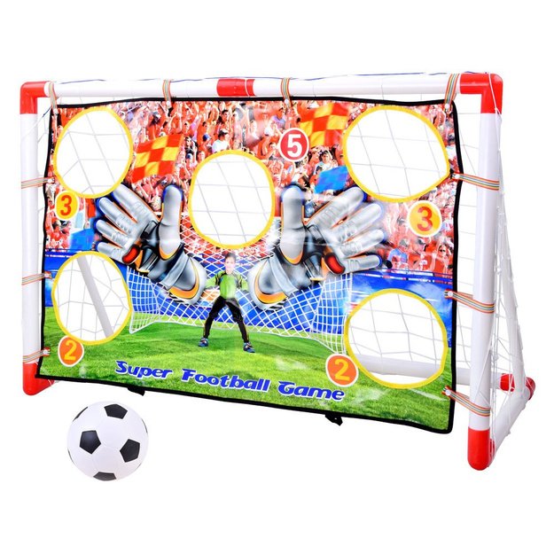 Žaisliniai futbolo vartais su tikslumo sienele