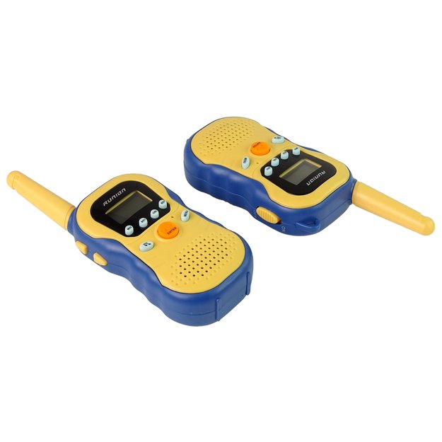 Vaikiškos radijo stotelės Walkie Talkies, geltonos 5