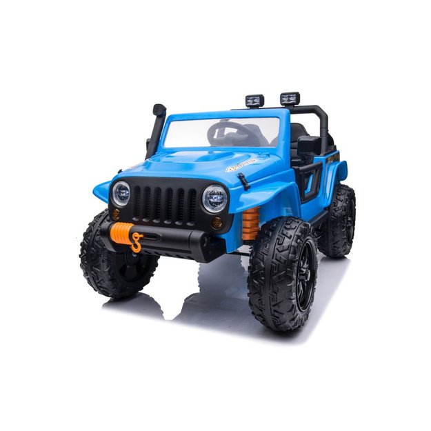 Vienvietis elektromobilis vaikams Jeep Extreme iki 100 kg XB-1118, mėlynas 9