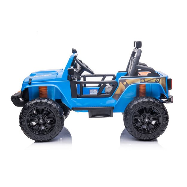 Vienvietis elektromobilis vaikams Jeep Extreme iki 100 kg XB-1118, mėlynas 16