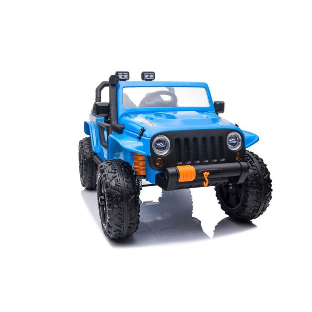 Vienvietis elektromobilis vaikams Jeep Extreme iki 100 kg XB-1118, mėlynas 7