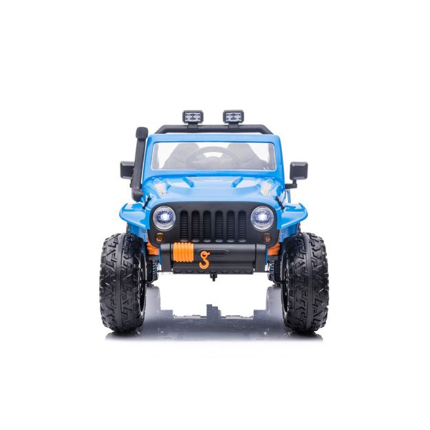 Vienvietis elektromobilis vaikams Jeep Extreme iki 100 kg XB-1118, mėlynas 8