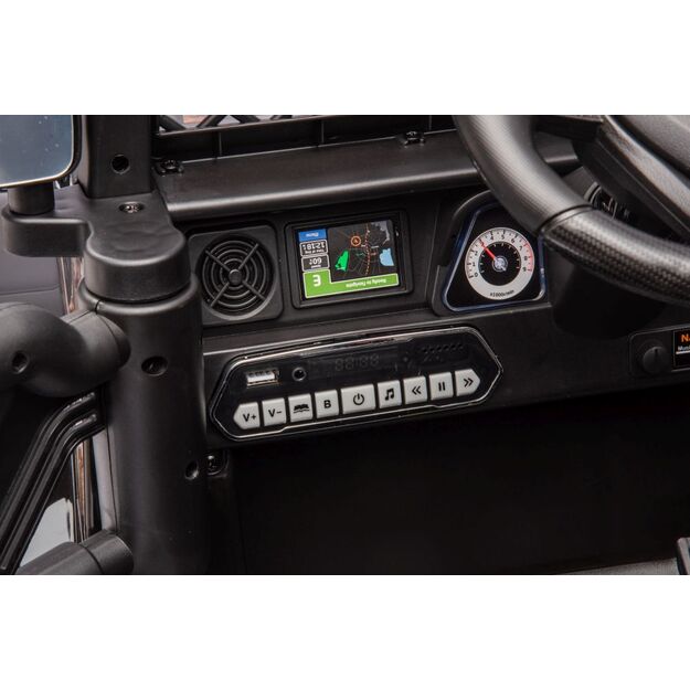 Vienvietis elektrinis visureigis Toyota FJ Black forest 4x4, rudas kamufliažas