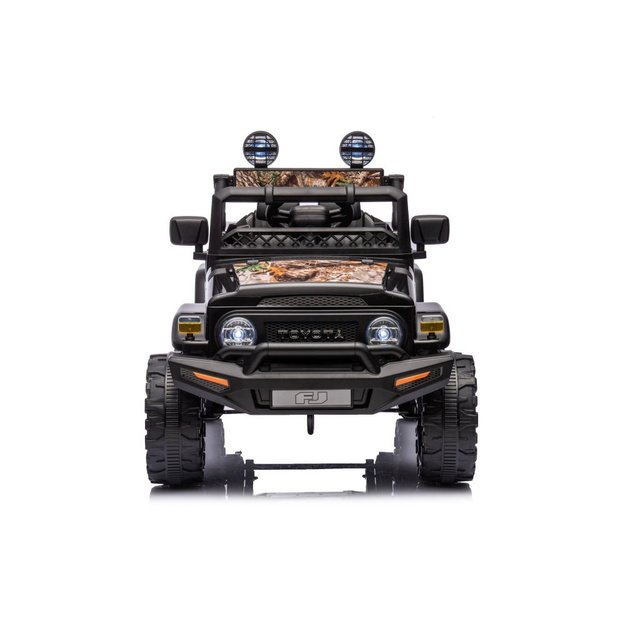Vienvietis elektrinis visureigis Toyota FJ Black forest 4x4, rudas kamufliažas