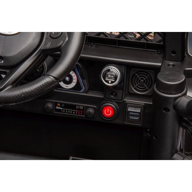 Vienvietis elektrinis visureigis Toyota FJ Black forest 4x4, rudas kamufliažas