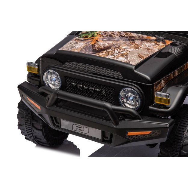 Vienvietis elektrinis visureigis Toyota FJ Black forest 4x4, rudas kamufliažas