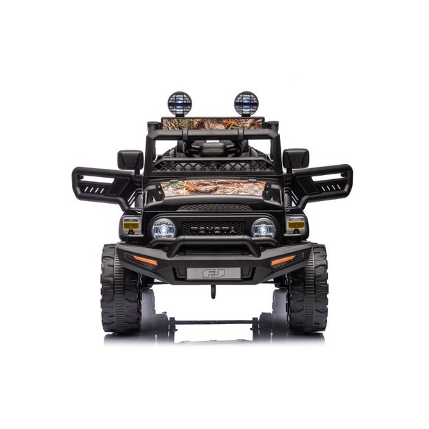 Vienvietis elektrinis visureigis Toyota FJ Black forest 4x4, rudas kamufliažas