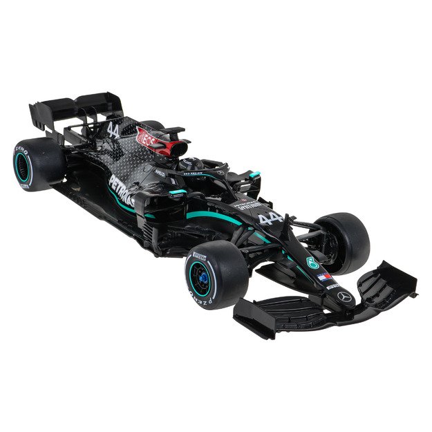 Nuotoliniu būdu valdomas Mercedes-AMG F1 W11 EQ bolidas, juodas