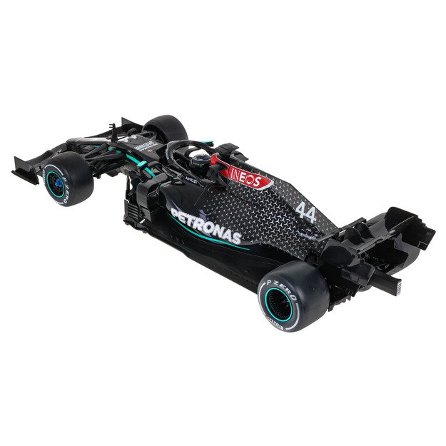 Nuotoliniu būdu valdomas Mercedes-AMG F1 W11 EQ bolidas, juodas