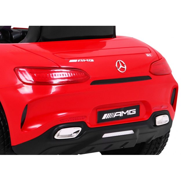 Vienvietis elektromobilis vaikams Mercedes Benz GT, raudonas