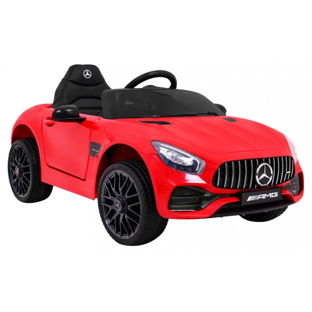 Vienvietis elektromobilis vaikams Mercedes Benz GT, raudonas