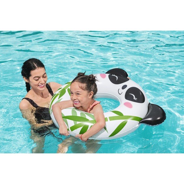 Vaikiškas plaukimo ratas „Panda“ 79x85cm, Bestway