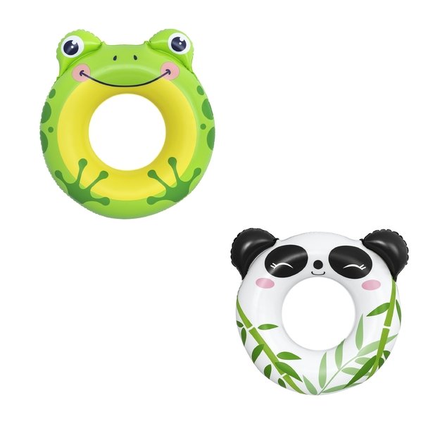 Vaikiškas plaukimo ratas „Panda“ 79x85cm, Bestway
