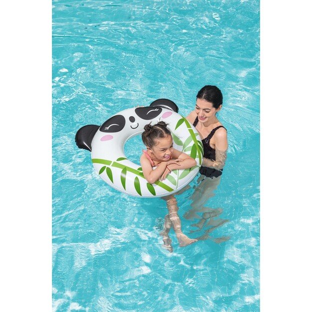 Vaikiškas plaukimo ratas „Panda“ 79x85cm, Bestway