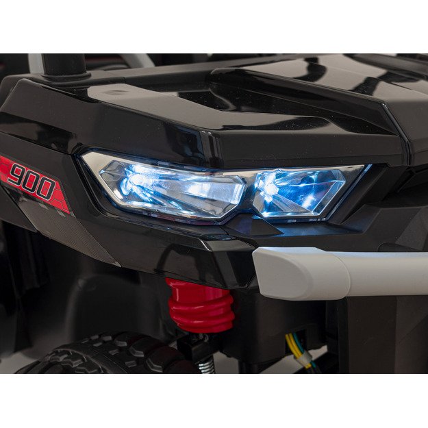 Vaikiškas dvivietis elektrinis bagis 4x4 Speed 900, juodas
