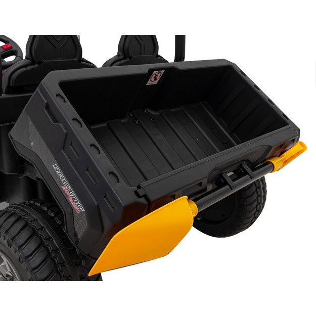 Vaikiškas dvivietis elektrinis bagis 4x4 Speed 900, juodas