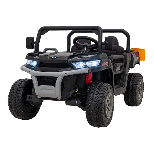 Vaikiškas dvivietis elektrinis bagis 4x4 Speed 900, juodas