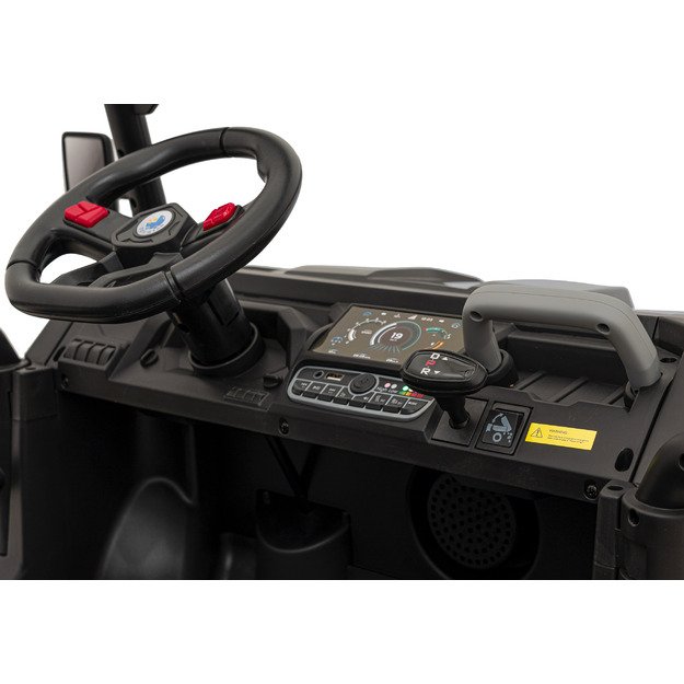 Vaikiškas dvivietis elektrinis bagis 4x4 Speed 900, juodas