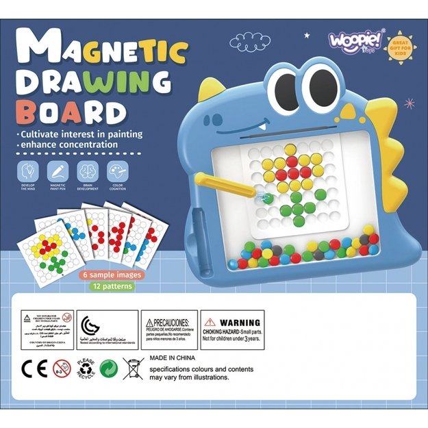 Montessori magnetinė lenta MagPad, WOOPIE, rožinis 9