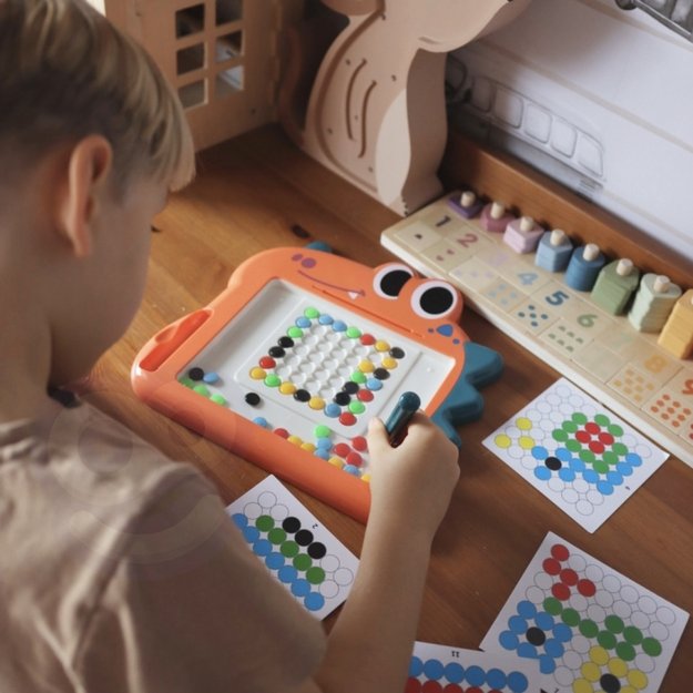 Montessori magnetinė lenta MagPad, WOOPIE, rožinis 2