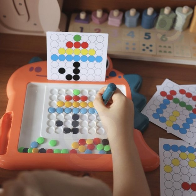 Montessori magnetinė lenta MagPad, WOOPIE, rožinis 5