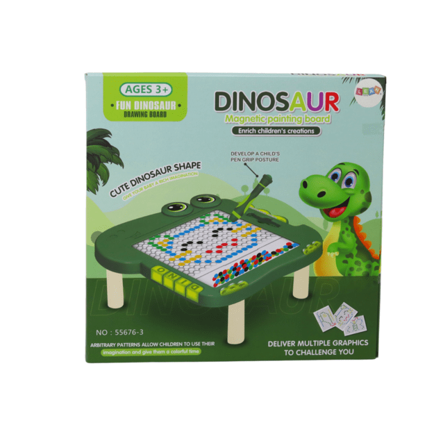 Edukacinis magnetinis stalas dinozaurų tema