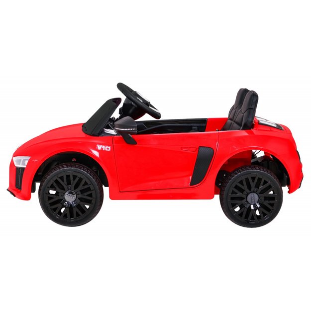 Vienvietis elektromobilis vaikams Audi R8, raudonas