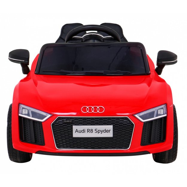 Vienvietis elektromobilis vaikams Audi R8, raudonas