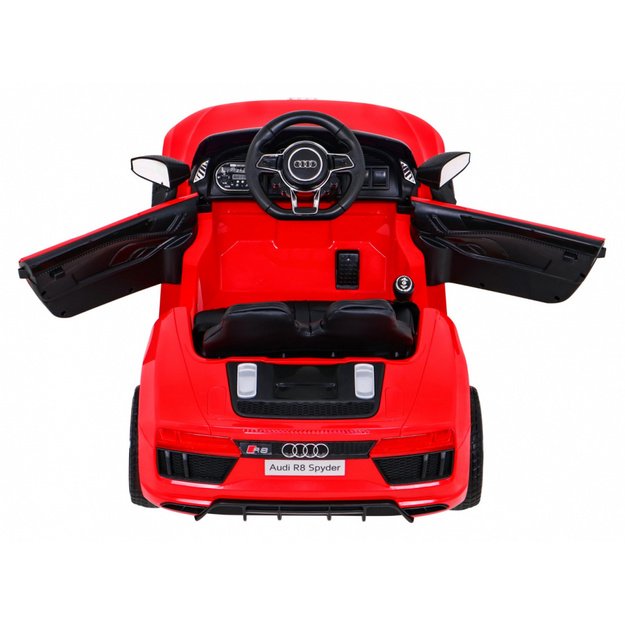 Vienvietis elektromobilis vaikams Audi R8, raudonas